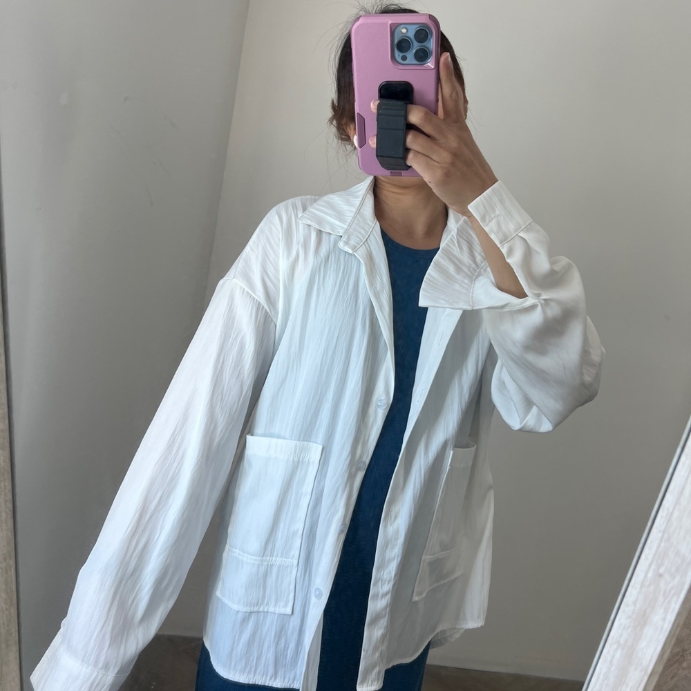 Elegant White Women's Jacket